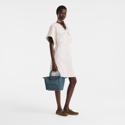 Le Pliage One S Handbag , Anthracite - Recycled canvas