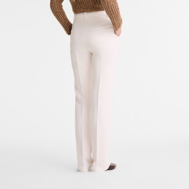 Trousers , Ecru - Crepe  - View 3 of  5