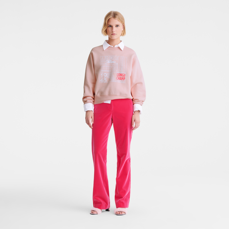 Trousers , Pink - Velvet  - View 2 of 4