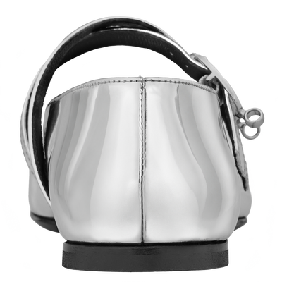 Le Foulonn&eacute; Ballerines, Argent