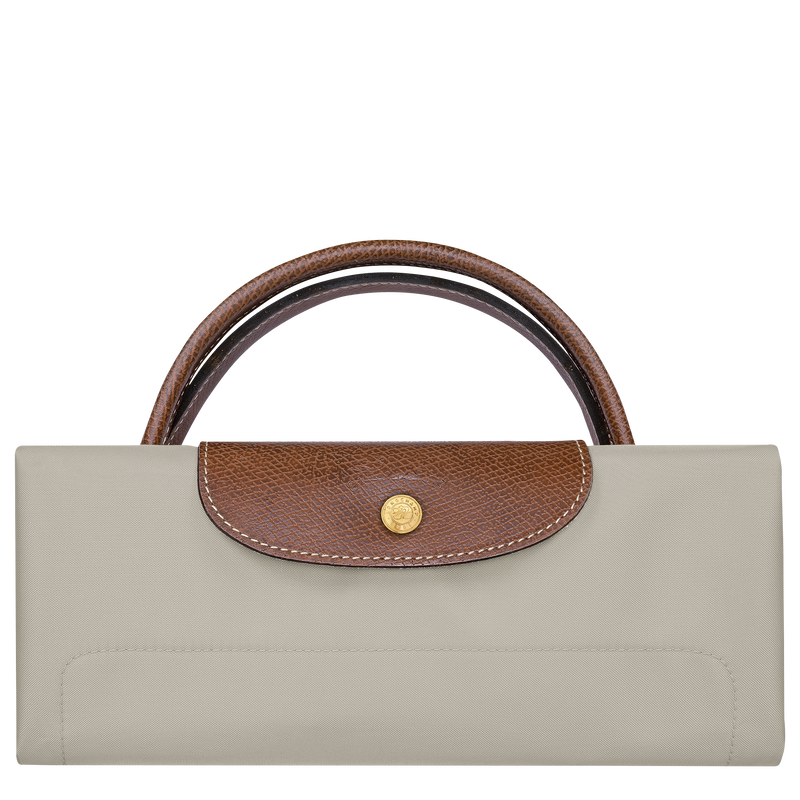 Le Pliage Original L Travel bag , Pebble - Recycled canvas  - View 7 of 7