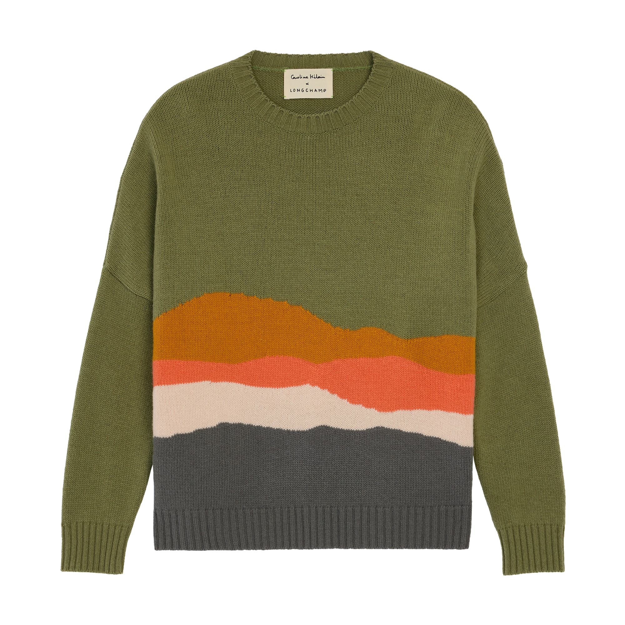 null Sweater Caroline H&eacute;lain x Longchamp, Mineral