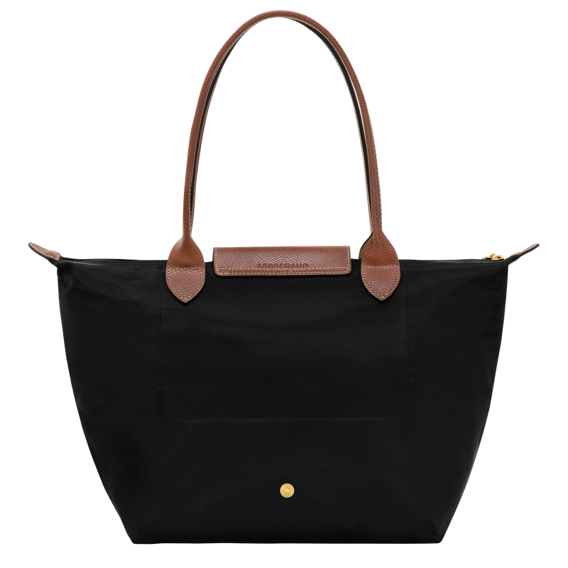 Sac cabas M Le Pliage Original , Toile recycl&eacute;e - Noir  - Vue 4 de 6
