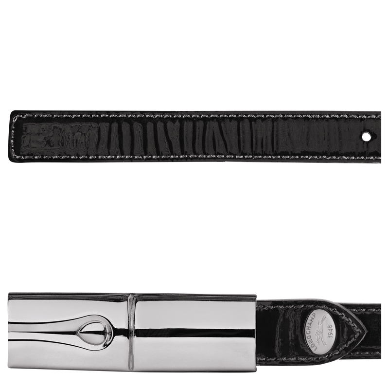 Le Roseau Ladies' belt , Black - Leather  - View 3 of  3