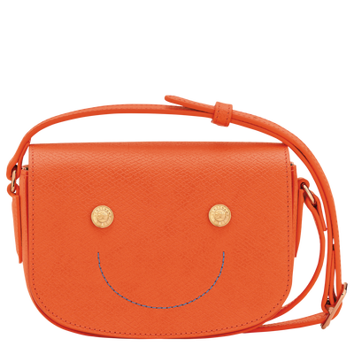 &Eacute;pure S Crossbody bag , Orange - Leather