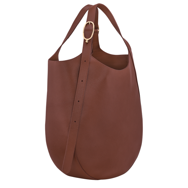 Shopper XL Le Foulonn&eacute; , Leder - Kaffee  - Ansicht 3 von 6