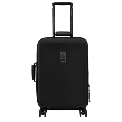 Boxford S Suitcase , Black - Recycled canvas