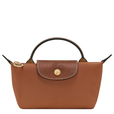 Le Pliage Original Pouch , Cognac - Recycled canvas