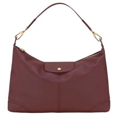 Le Pliage Xtra 肩揹袋 XL , 酒紅色 - 皮革