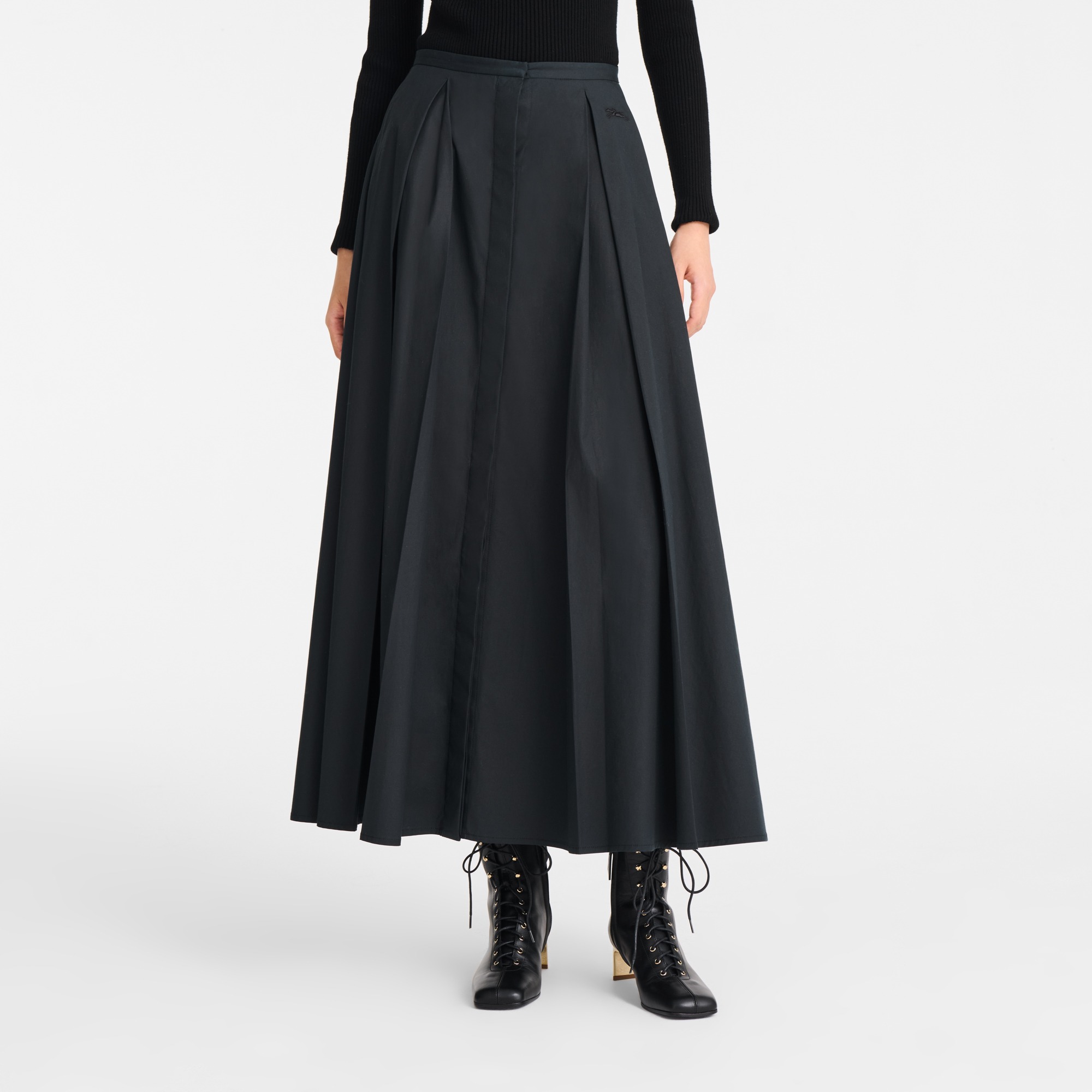 null Midi skirt, Black