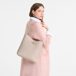 Carteira hobo M Le Roseau , Pele - Papel