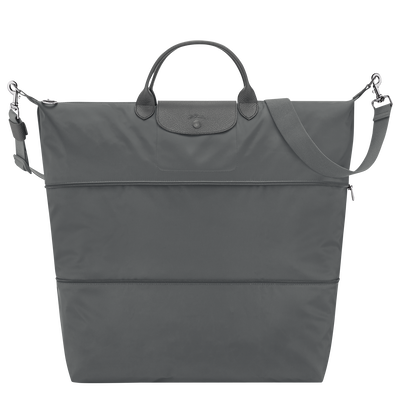 Le Pliage One S Extensible travel bag , Anthracite - Recycled canvas