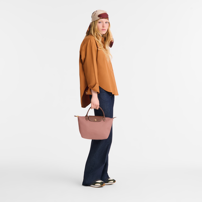 Le Pliage Original S Handbag , Pink Tea - Recycled canvas
