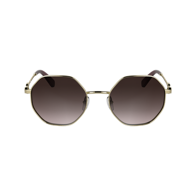 Sunglasses , Gold/Brown Pink - Metal