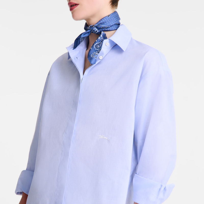 Hemd , Chambray - Himmelblau  - Ansicht 5 von 5