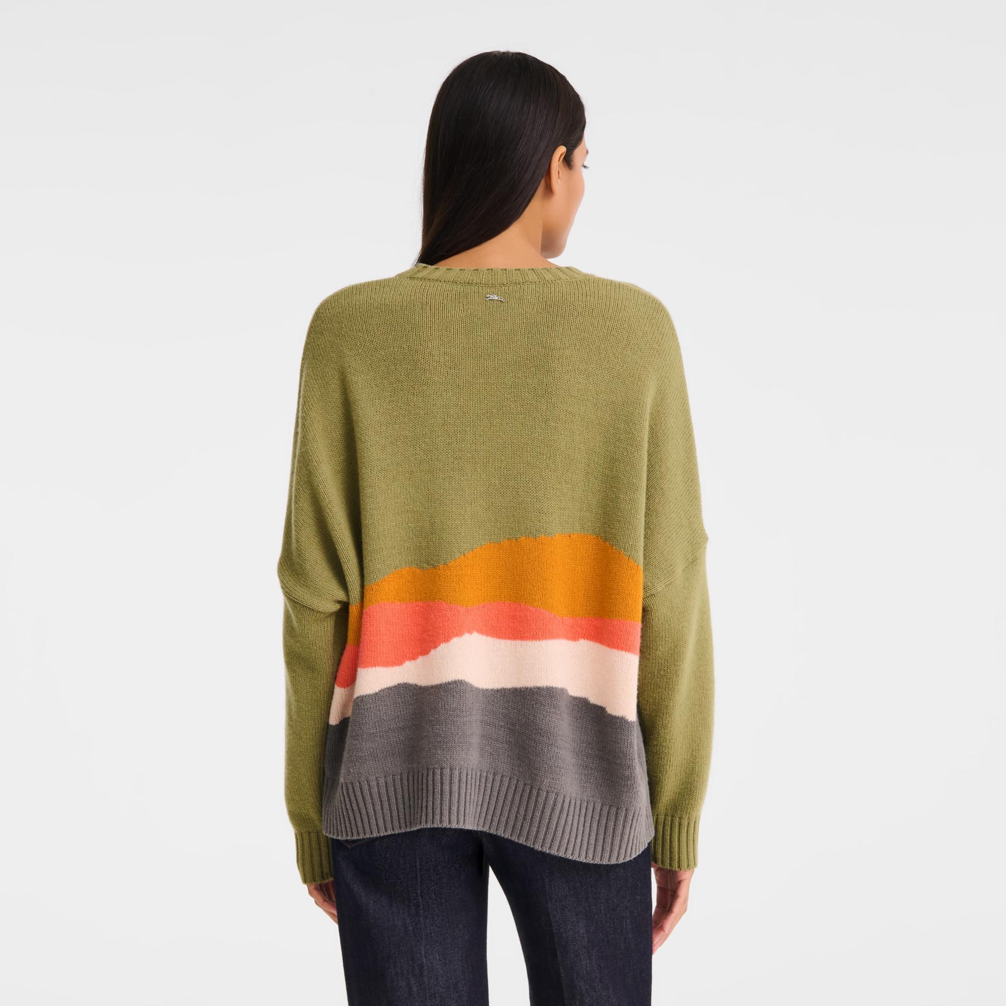 null Sweater Caroline H&eacute;lain x Longchamp, Mineral