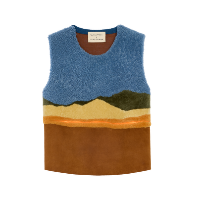null Top Caroline H&eacute;lain x Longchamp, Cognac