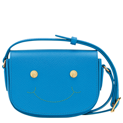 &Eacute;pure S Crossbody bag , Azure - Leather