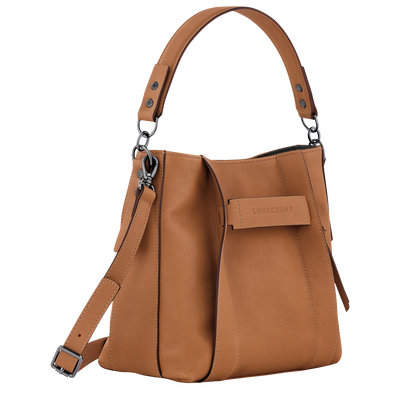 Longchamp 3D Sac bandouli&egrave;re S, Naturel