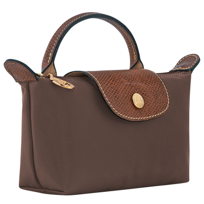 Le Pliage Original Pouch , Mocha - Recycled canvas