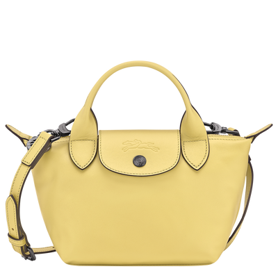 Le Pliage Xtra XS Handbag , Lime - Leather