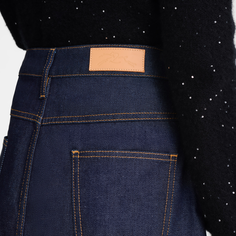 Skirt , Midnight Blue - Denim  - View 5 of  5