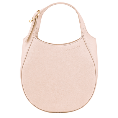 Le Foulonn&eacute; S Handbag , Cream - Leather
