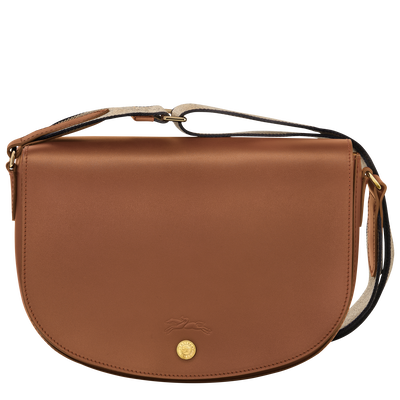 &Eacute;pure M Crossbody bag , Cognac - Leather