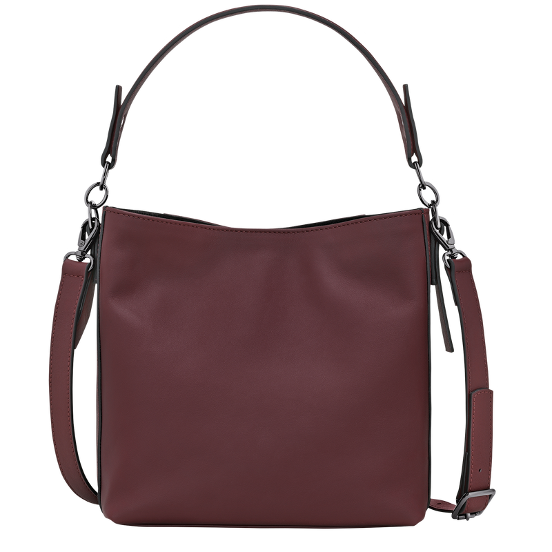 Umh&auml;ngetasche S Longchamp 3D , Leder - Bordeaux  - Ansicht 4 von 5
