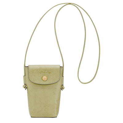 &Eacute;pure Phone case with lace , Almond Green - Leather