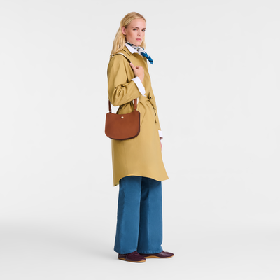 &Eacute;pure S Crossbody bag , Cognac - Leather