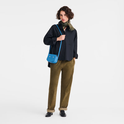 &Eacute;pure S Crossbody bag , Azure - Leather
