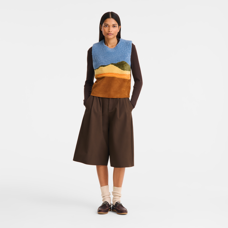 Top Caroline H&eacute;lain x Longchamp , Cognac - Leather  - View 2 of  8