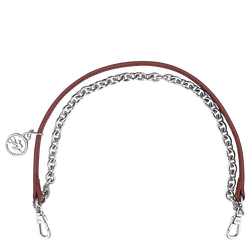 Shoulder strap , Burgundy - Leather