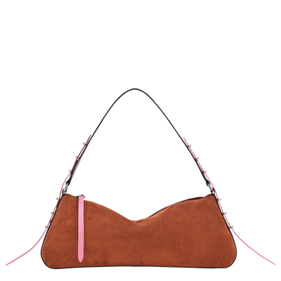 Re-Play S Shoulder bag , Mocha - Leather