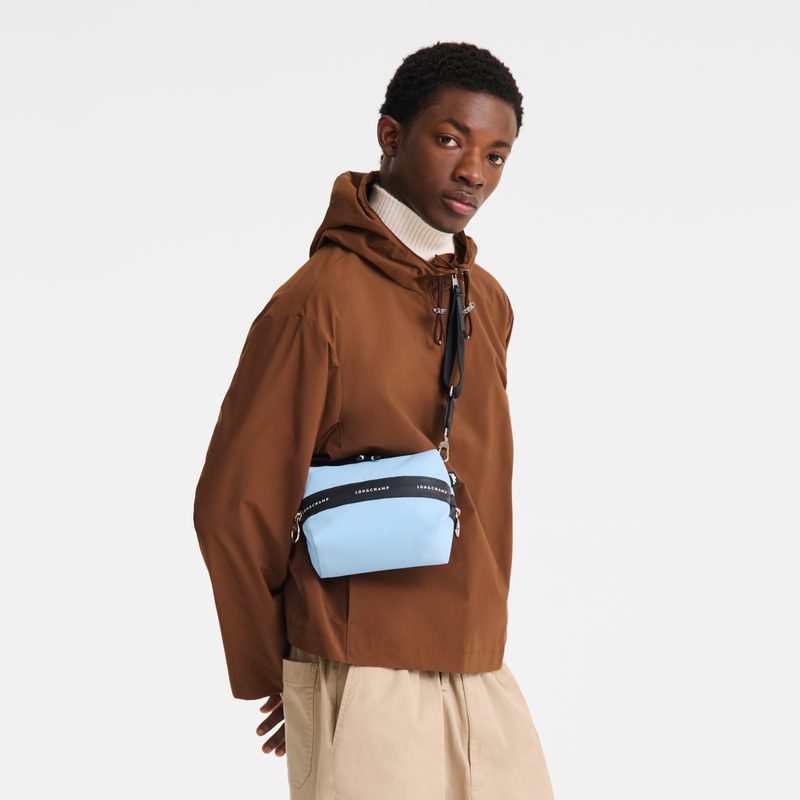 Le Pliage Energy XS Crossbody bag , Sky Blue - Canvas  - View 7 of 7