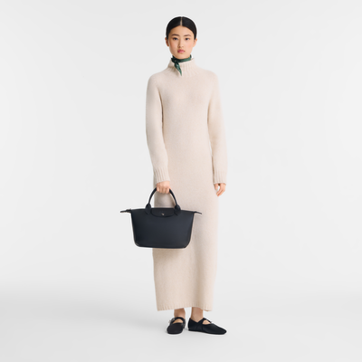 Le Pliage Xtra S Handbag , Black - Leather