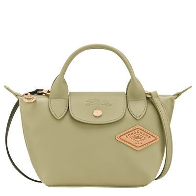 Le Pliage Xtra XS Handbag , Almond Green - Leather