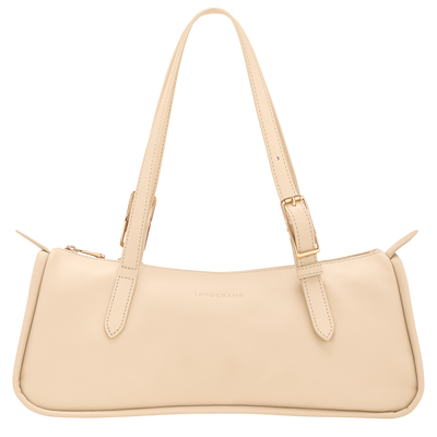 Looong L Shoulder bag , Vanilla - Leather
